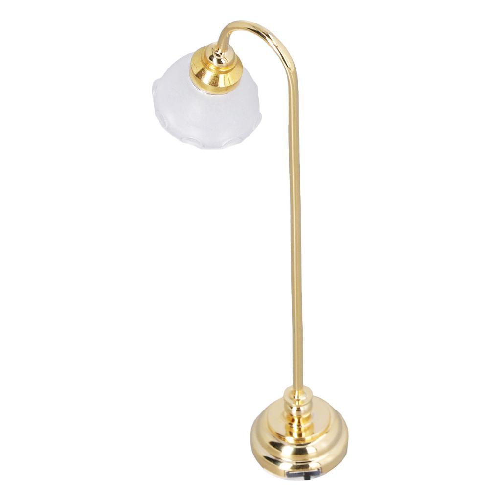 Miniature Dollhouse Floor Lamp 1/12 Scale Miniature Furniture for Dollhouse Accessories