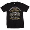 Biker Herren Baumwoll T-Shirt Motorrad Übergröße Druck Cool Fashion Streetwear Klassisches Übergrößen T-Shirt Neuheit Motorrad Top S-4XL