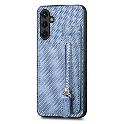 C1-03 For Samsung Galaxy A55 5G Case Drop-resistant Leather Coated TPU+PC Vertical Kickstand Phone Cover
