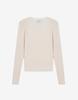 Meleugo Women'S Layering Long V-Neck Knit [Ivory]