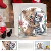 Roztomilé Zvířátko Akrylový Držák na Ubrousky Diamond Art Malování Sada DIY 5D Diamond Art Malování Držák na Papírové Utěrky Sada Domácí Dekorace Stolu