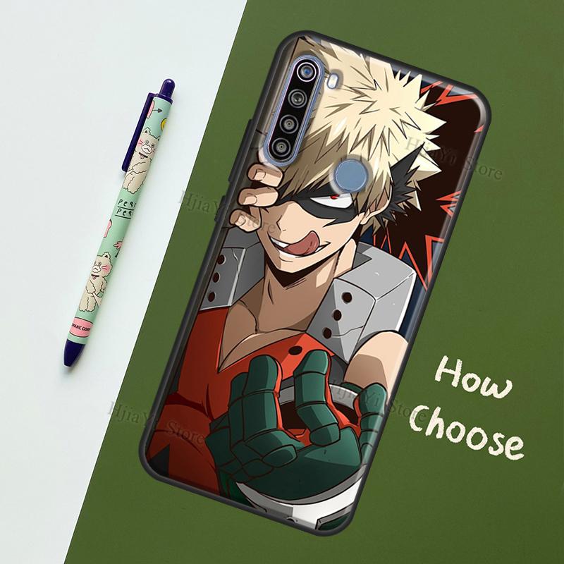 Katsuki Bakugo My Hero Academia Phone Cover For Xiaomi Redmi Note 11 10 8 7 9 Pro 11S 10S 9S 8A 9A 9C 9T Redmi 10 Case