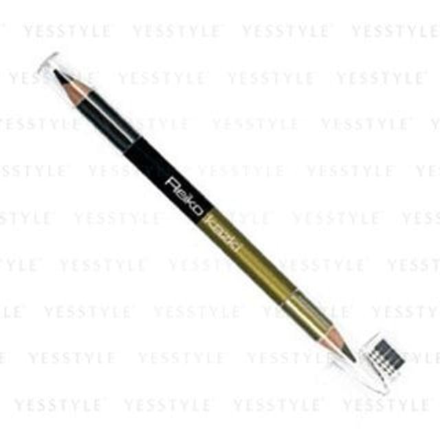 REIKO KAZKI - 2 Way Pencil Olive Brown & Black 1 pc