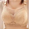 2024 Plus Size Lace Bandeau Bra with Side Support – Minimizes Big Bust for Moms
