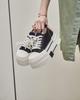 Canvas Shoes Women's Korean Version Platform Muffin Shoes 2025 Summer New Versatile Round Head Lace-up Casual Shoes Breathable Single Shoes