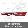 Autocollant Métal Garde-boue de Voiture Métal Emblème de Coffre Arrière Pour GT GTline GT RCZ 406 405 205 3008 206 208 408 508 407 107 307