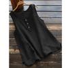 Summer Season Cotton Linen Tank Tops Ladies Vintage Tops Basic Casual Tank Tops O-neck Tees Sleeveless Tops For Ladies