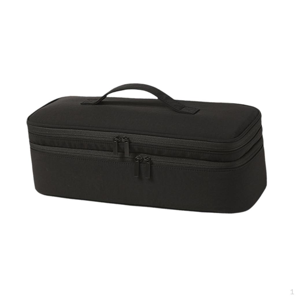 Storage Case, Carrying Case with Double Zipper, Professional Hairdressing Tool Organizer
