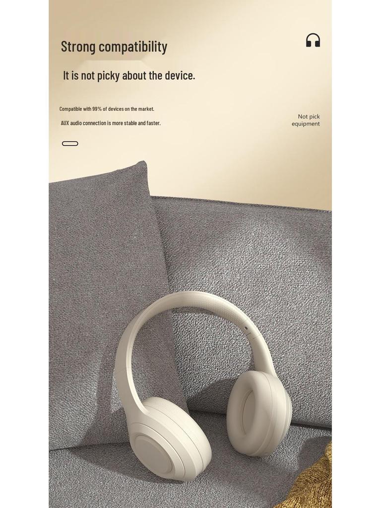 DR58 Series Bluetooth Over-Ear Headphones - Wireless, Noise-Cancelling, Super Long Battery Life, High Fidelity.