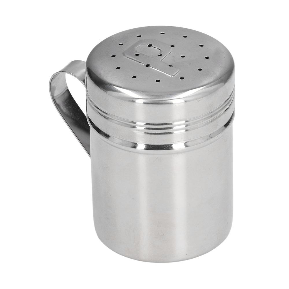 Stainless Steel Seasoning Bottle Professional Leak Proof Spice Jars with Handle Dishwasher Safe Salt Peppers Shakers Barbecue