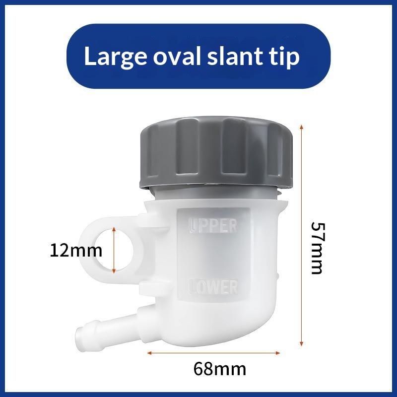 Motorcycle Master Cylinder Brake Oil Cup Lightweight Universal Fit Foot Lever Brake Oil Tank for Cruiser Sports Motorbike