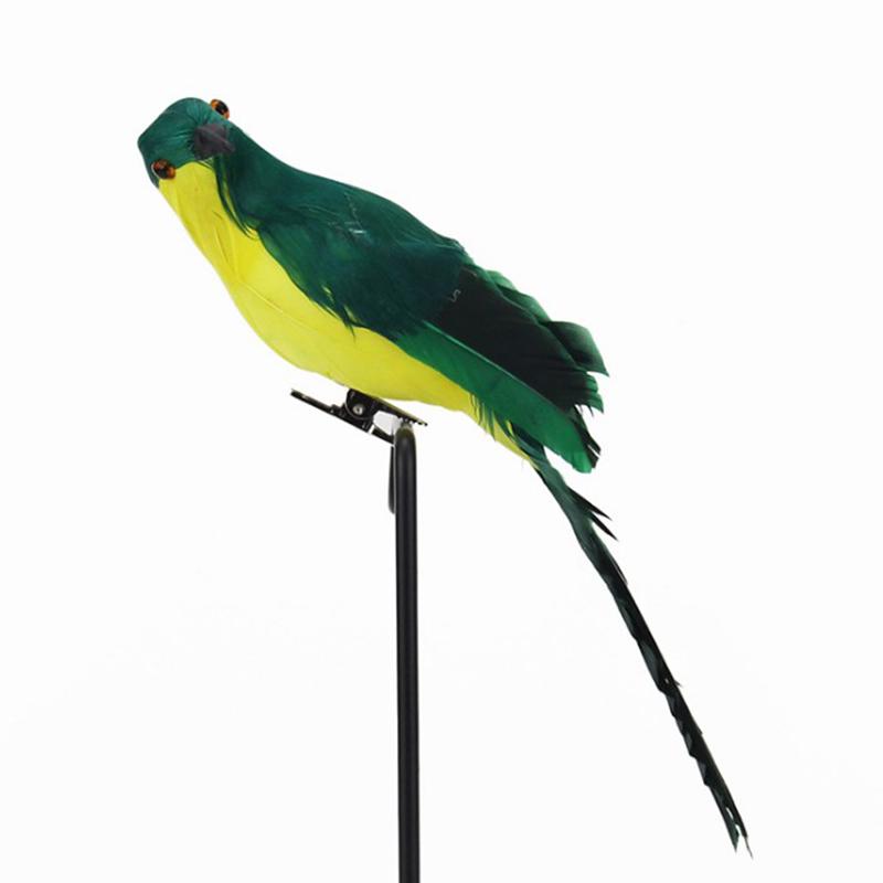 1PCS Parrot Artificial Birds Fake Foam Animal Simulation Feather Birds Models DIY Wedding Home Garden Ornament Decoration