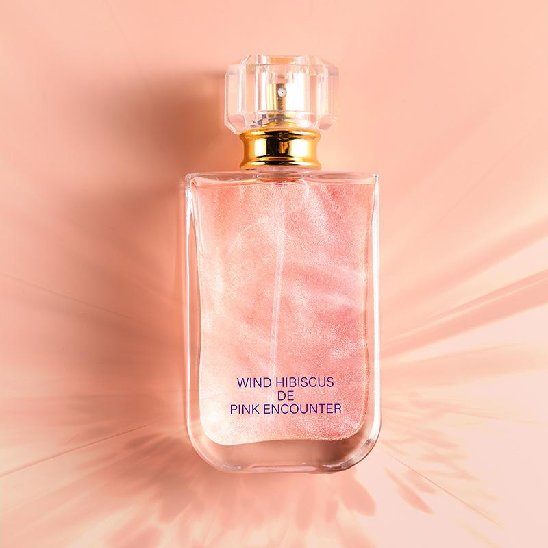 Pink Encounter Fragrance Perfume Ladies Lasting Light Fragrance Fresh Natural Quicksand 50ml