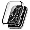 Glass+Case for Xiaomi Mi Band 9 Pro SmartWatch All-Around Screen Protector PC Bumper for MiBand 8 9 Pro Tempered Glass Accessories