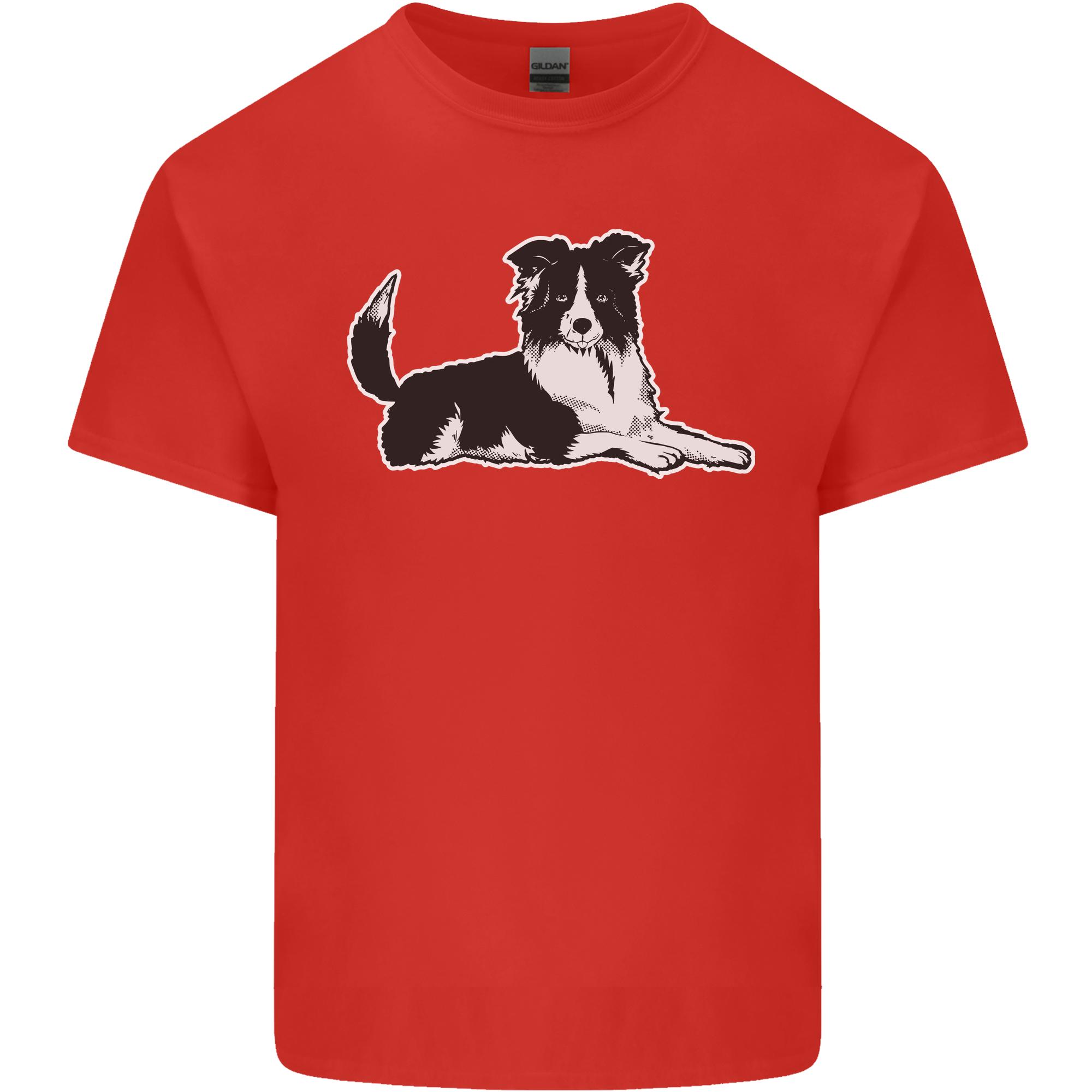 A Border Collie Dog Unisexs Light Cotton TShirt S