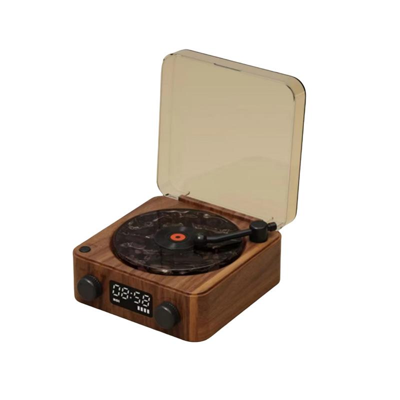 Small Retro White Noise Bluetooth Speaker Portable Vintage Sleep Aid Bluetooth Speaker Subwoofer With Rgb Light