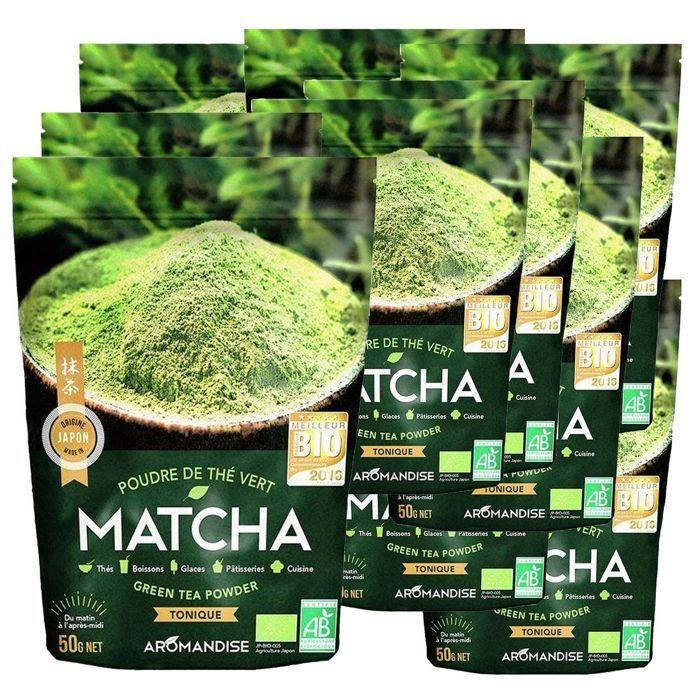 Thé vert bio Matcha en poudre 500 g