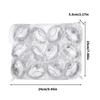 Packung mit 12 eleganten Diamanten-Designs Süßigkeitsschachteln mit Deckel für Hochzeitsfeier A2BB