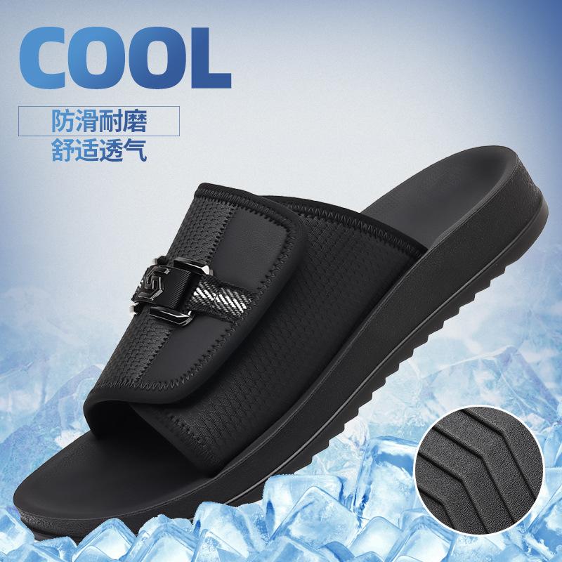 

Модные высококачественные однотонные дизайнерские шлепанцы для мужчин Модные повседневные летние плоские шлепанцы Мужские Новые дизайнерские шлепанцы Мужские 38