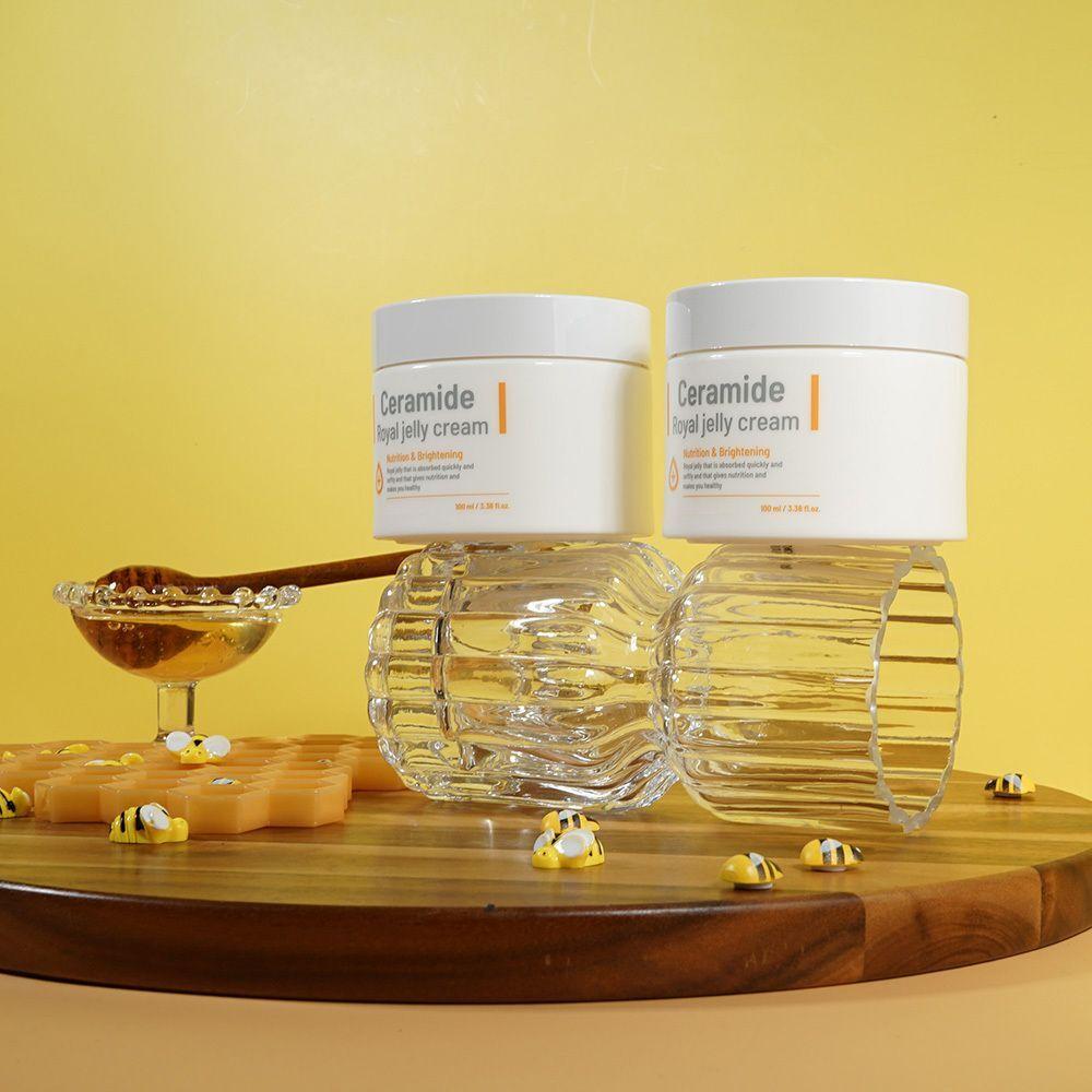 Moisturizing KLNCOPJT Soy Protein Women s Royal Jelly Cream 100ml x 2