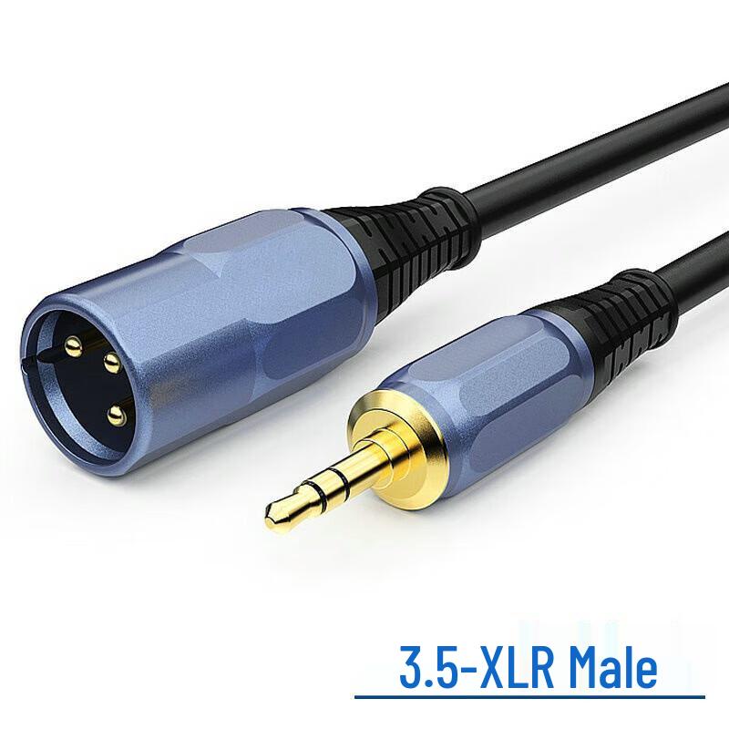

HOPECENT 3.5mm Stereo to Dual XLR Female Audio Cable