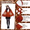 Christmas Deer Costume Set Women'S Adult Reindeer Costume Including Deer Cloak Costume