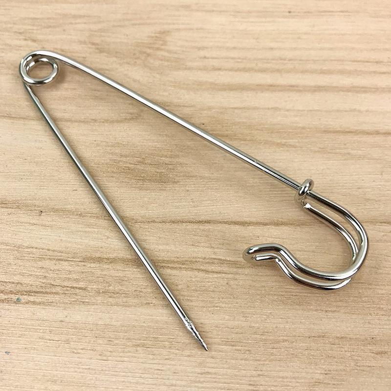 Vintage Safety Pin Brooch - Large Paper Clip Buckle for Wedding Corsage and Accessories