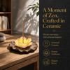Keramiek Lotus Rookverspreider Slaapmiddel Lotus Rookstokje Lotus Rookstoofhouder Aromatherapie