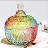 Lid Candy Container Crystal Cleansing Glass Jewelry Box Crystals Degaussing Bowl  Room Decoration