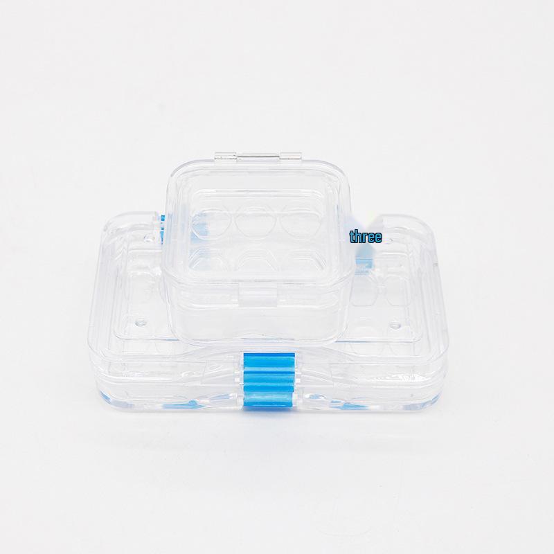 Dental Retainer & Veneer Transparent Storage Box with Perforated Film