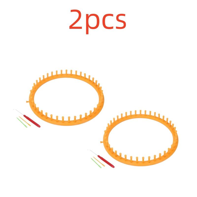 1 Set Rectangle Round DIY Knitting Loom Scarf Sweater Hat Shawl Stitching Knit Handmade Craft Weaving Braiding Tool