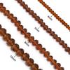 3 4 6 8 10mm Deep Brown Faceted Crystal Beads Glass Beads Loose Spacer Bead For Jewelry Making DIY Bracelet Necklace Accessories