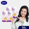Lactive Oh Eun-young Bebe Kids Dietary Fiber Bowel Movement Quick Jelly Grape Flavor 56 Packets 280g 4 Pcs