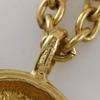 Chanel COCO Mark Necklace Vintage Plated Gold 20.8g Women Used