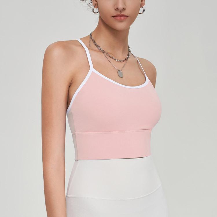 Женский спортивный бюстгальтер весна-лето в двух тонах — фото 8