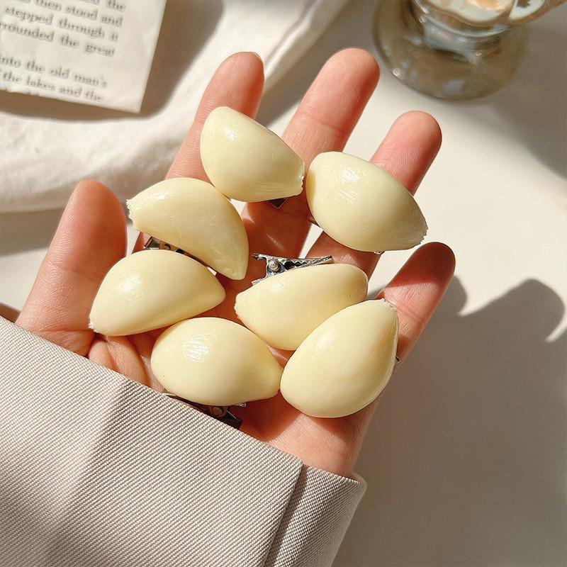 Garlic Hair Clip Wholesale - Fun Mini Hairpin for Women Practical Bangs Clip Novelty Hair Accessory Great Gift for Best Friends
