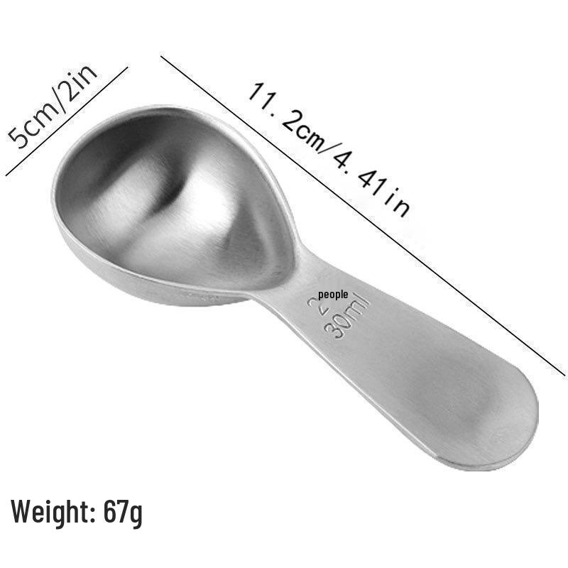 304 Stainless Steel Measuring Spoon Set: Coffee and Milk Powder Baking Tools.