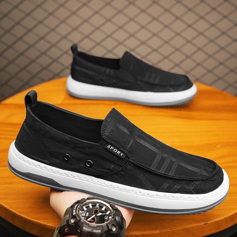 Summer foot cover retro cloth shoes casual board shoes student shoes low-top sports canvas shoes men