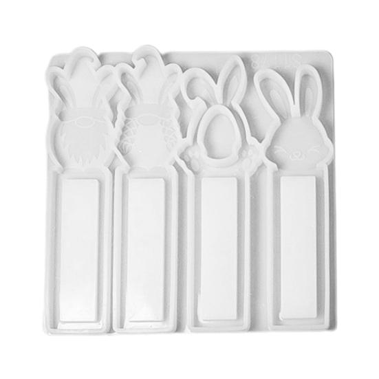 

Силиконовая форма Пасхальный кролик Форма Антипригарный Многоразовые подарочные денежки Литейные формы для мыла своими руками