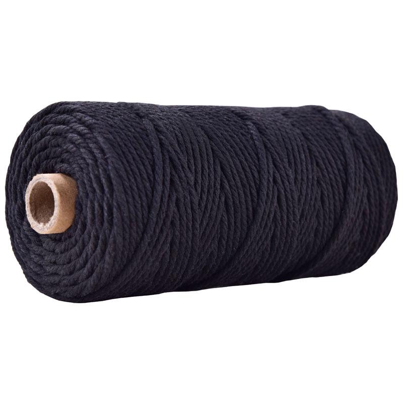 3mm Colored Cotton Rope for DIY Weaving, Tapestry, Binding, and Decorative Use