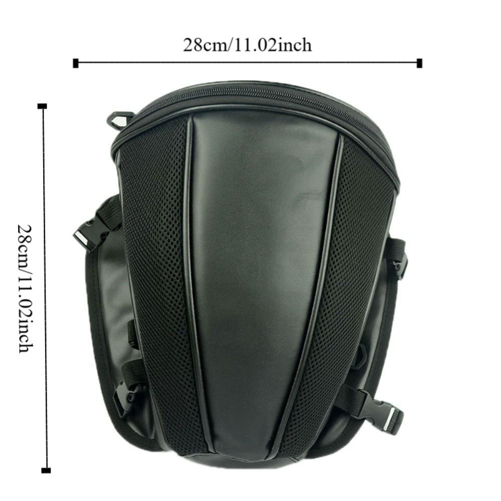 Waterproof Rear Seat Strap Bag Durable Back Seat Carry Luggage Bag Motorcycle Tail Bag  Saddle