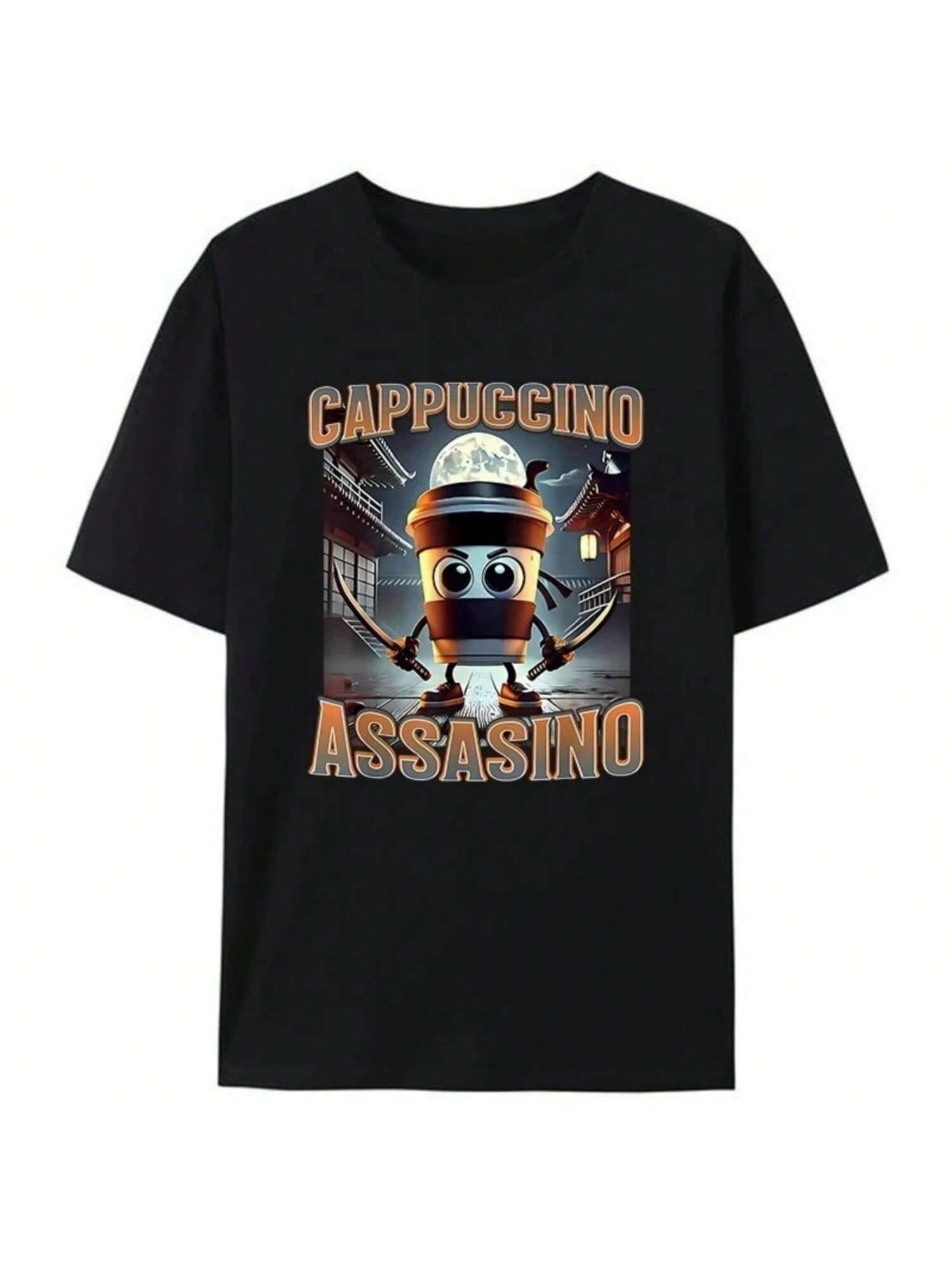 Italian Brainrot Cappuccino Assassin Japanese  Funny Emojis Wounisex s T-Shirt Z Generation T-Shirt Wounisex s Clothing T-Shirt S разноцветный