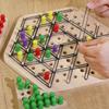 Mehrspieler Party Kampfspiel Holz Geometrisch Ineinandergreifend Schachtisch Brettspiel Neu Kettige Geometrie Schach Familie Interaktives Spiel