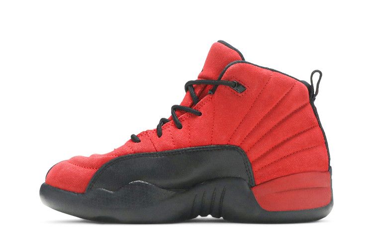 Kids' Sneakers Jordan 12 Retro Reverse Flu Game (PS) Varsity Red/Black