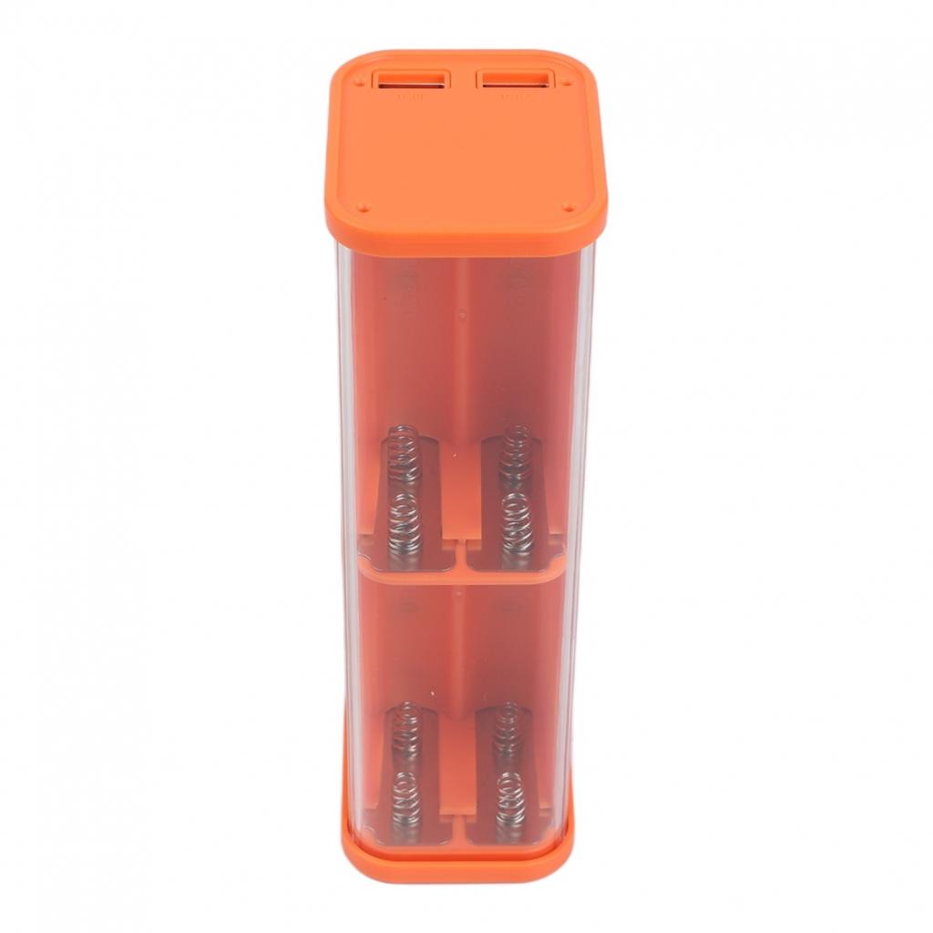 Closely Arranged Components 21700 Power Bank Battery Case Dual USB Outputs