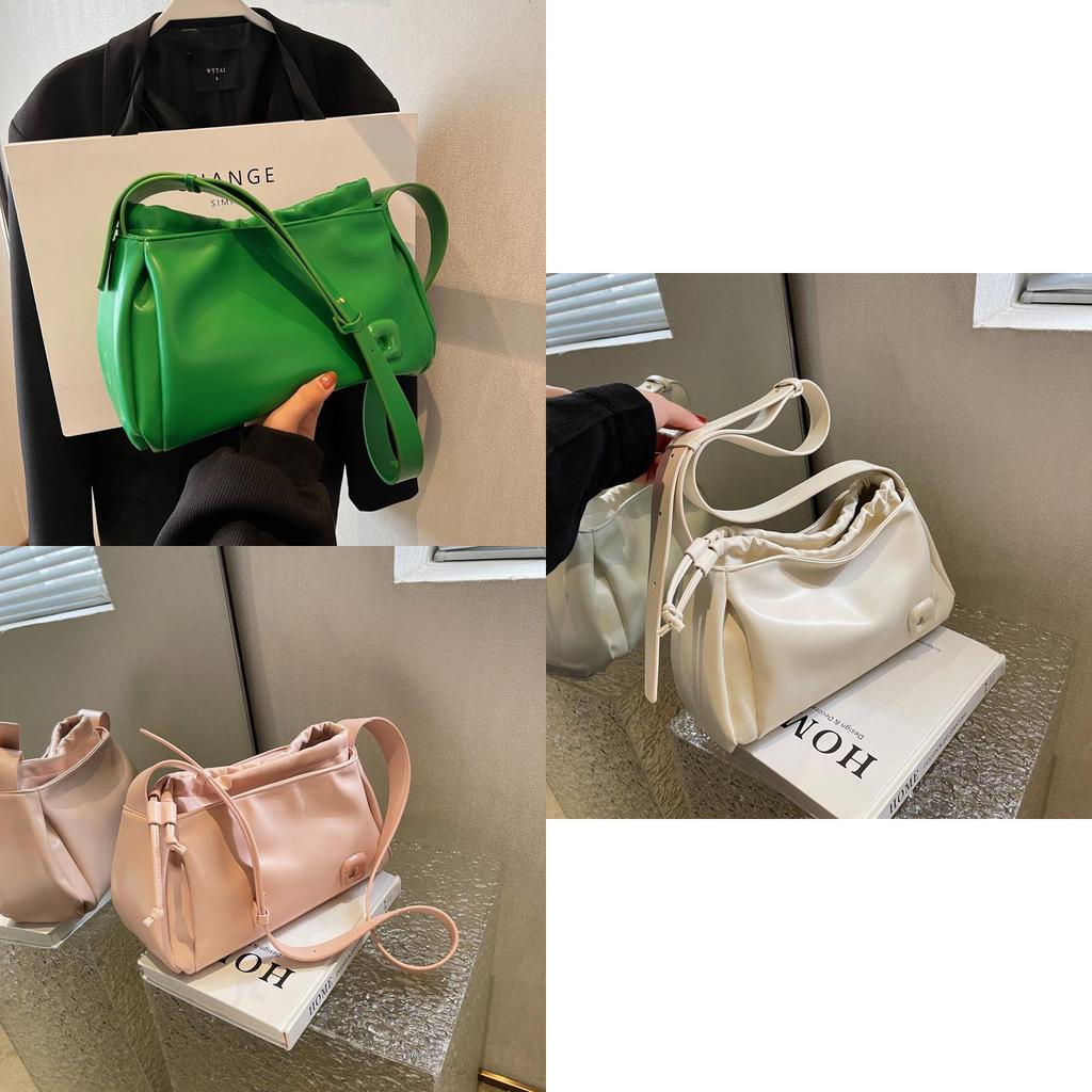 Fashion Solid Color Minimalist Crossbody Bag Urban Simple Style Small Shoulder Bag