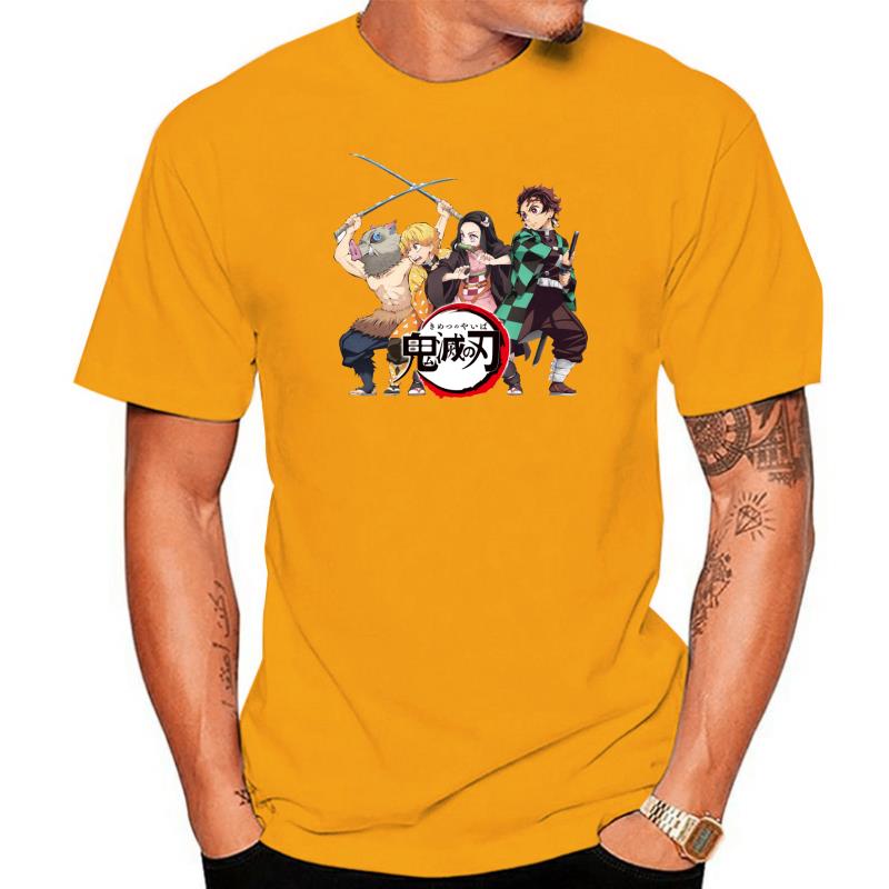 Family Bonds T-Shirts Unisex Cotton T Shirt Front Back Demon Slayer Kimetsu No Yaiba Anime Two Sides Short Sleeve Tee Plus Size