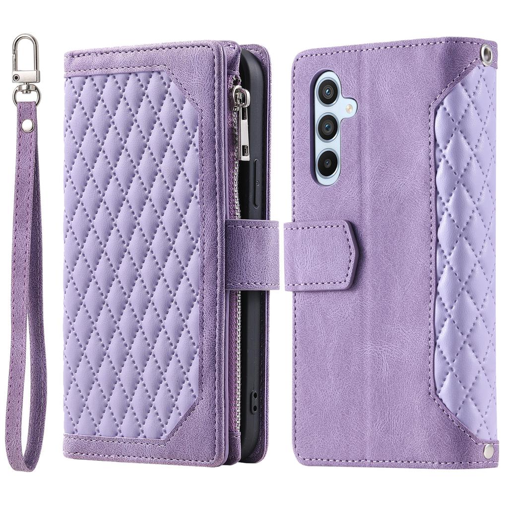 Crossbody Reißverschluss Kartenfach Geldbörse Leder Klapphülle für Samsung Galaxy S25 Ultra S24 Plus S23 S22 A17 A07 A56 A36 A26 A55 Tasche