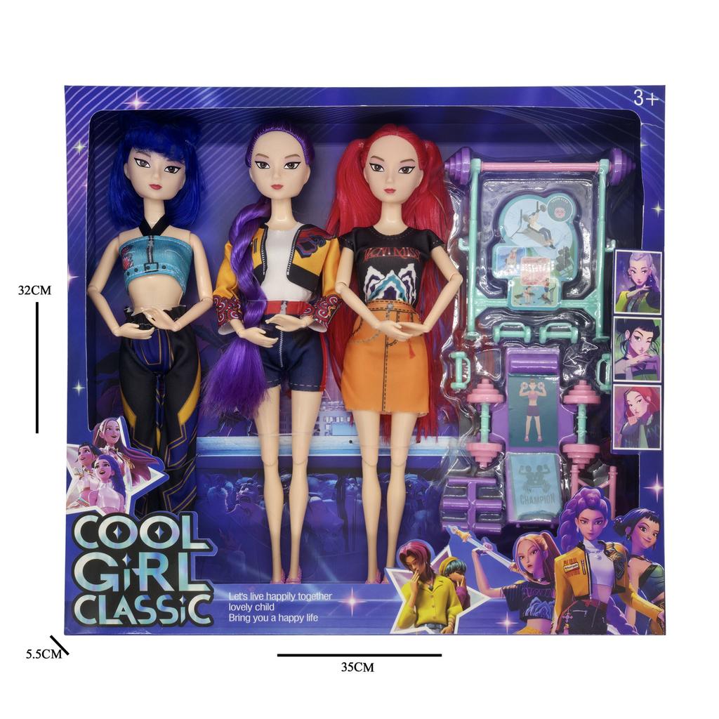 New K-POP Girl Group Doll Set