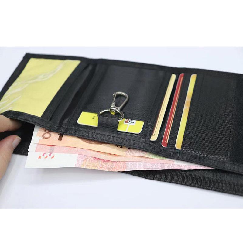 Нейлоновый тройной складной повседневный кошелек для мужчин — фото 3